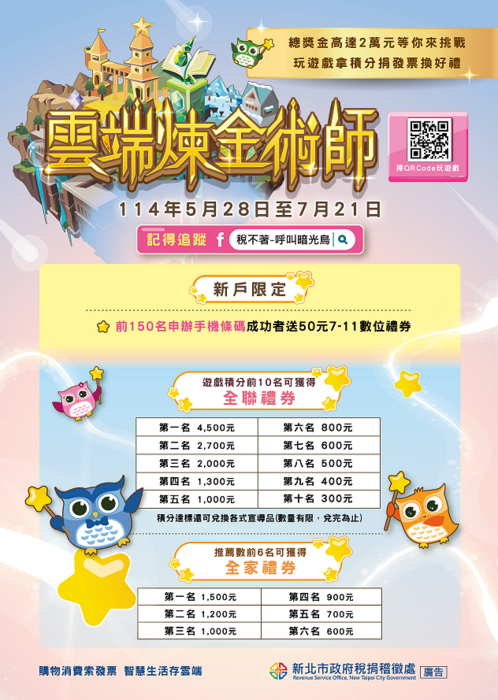 【訓育組轉知】新北市政府稅捐稽徵處-雲端煉金術師圖片
